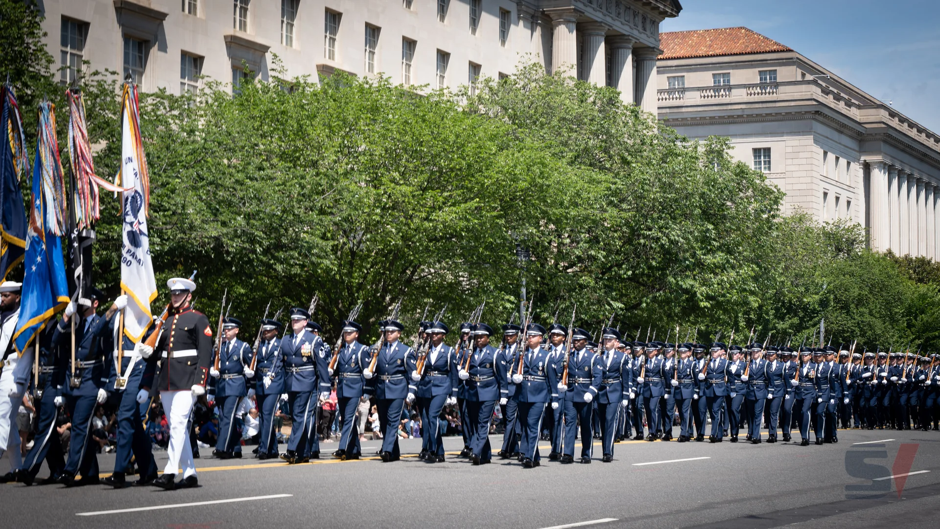 Lead photograph from Celebrate Heroes at the National Memorial Day Parade in DC